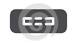 Code or Data Lines Icon Representing Programming or Information, vector design Generative AI