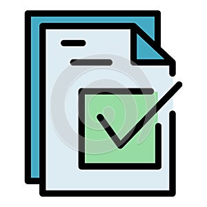 Code document icon vector flat