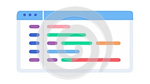 Code Editor Programming Icon for Development and Coding, vector design Generative AI
