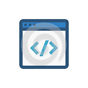 Code Editor with Syntax Highlighting Icon