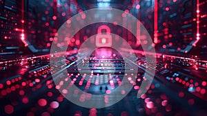 Code encryption under cybersecurityâs lock.