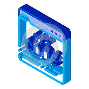 Code File Computer System isometric icon vector illustration