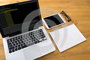 Code focus on programming code Coding Php Html Coding Cyberspac