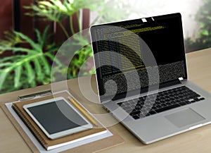 Code focus on programming code Coding Php Html Coding Cyberspac