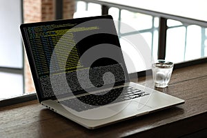 Code focus on programming code Coding Php Html Coding Cyberspac