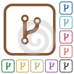 Code fork simple icons