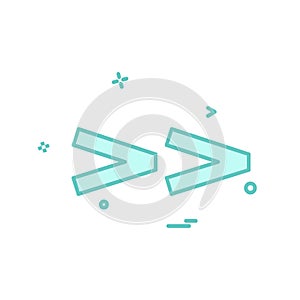 Code icon design vector