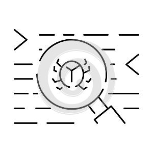 Code Icon in trendy flat style isolated. Coding and Programming line icon. Code symbol for your web site design, logo, app, UI.