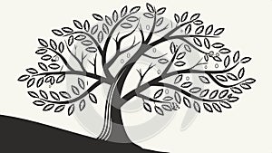 Code leaf tree: digital nature and programming growth. #codeleaf #digitalnature vector design Generative AI