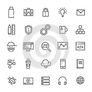 Code, programming icon