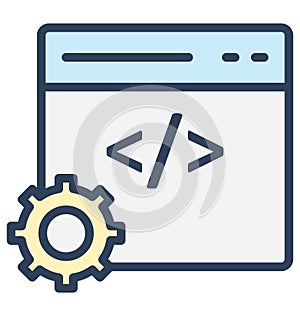 Code quality, developing Isolated Vector Icon That can be very easily edit or modified.