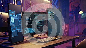 Code running on PC in underground base