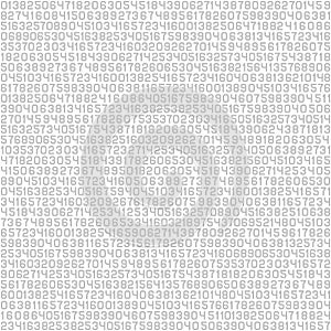 Code Screen Gray Numbers Background. Vector