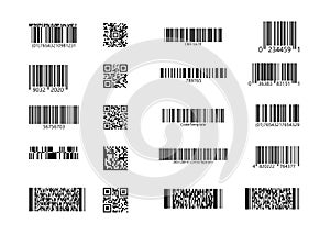 Code stickers on isolated background. Code sample