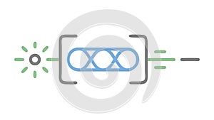 Code Structure Programming Brackets Abstract Element, vector design Generative AI
