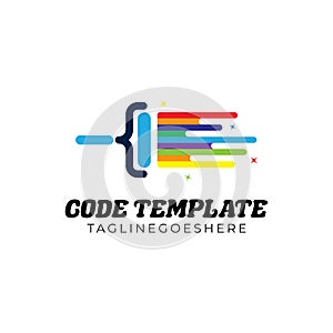 Code Template logo Design