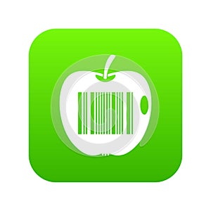 Code to represent product identification icon digital green