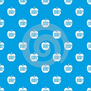 Code to represent product identification pattern seamless blue