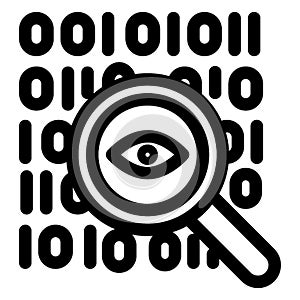 Code Vector Icon  that can be easily modified  or edit