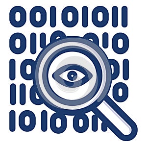 Code Vector Icon  that can be easily modified  or edit