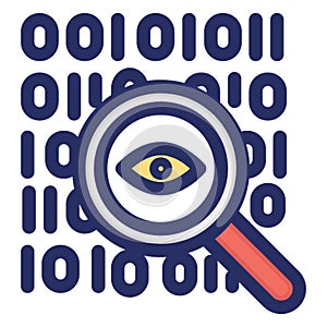 Code Vector Icon  that can be easily modified  or edit