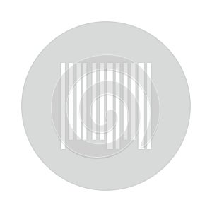 Code glyph flat vector icon