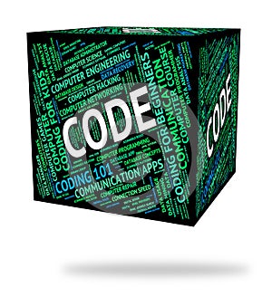 Code Word Represents Programs Programming And Text