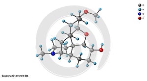 Codeine C18H29NO3 Molecular Structure Diagram