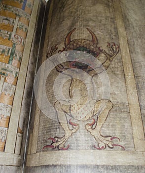 Codex gigas also called Devil's bible