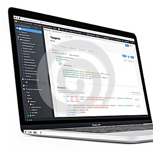 Coding apps browser network on white background