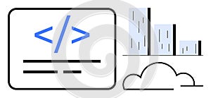 Coding and Cloud Computing with Data Analytics Visualization