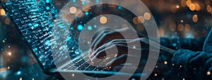 Coding and Data Visualization on Laptop