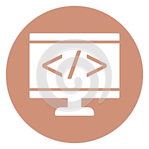 Coding Isolated Vector Icon which can easily modify