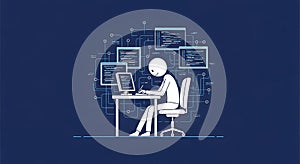 Coding and Programming Concept Illustration