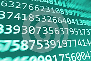 Coding programming source code screen. Colorful abstract data display. Software developer web program script.