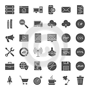 Coding Solid Web Icons