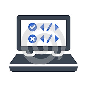 Coding testing Icon