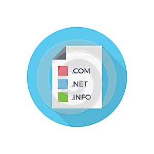 Coding vector flat color icon