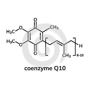 Coenzyme Q10 or ubiquinone