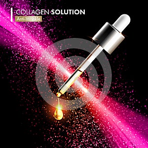 Coenzyme Q10 collagen serum essence drops