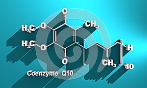 Coenzyme Q10 formula.