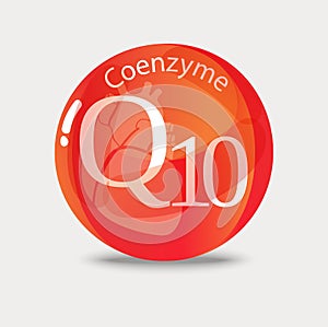 Coenzyme q10. Healthy diet. Healthy lifestyle