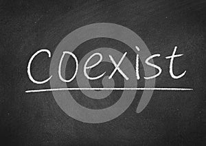 Coexist photo