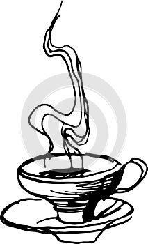 Cofee cup. Vector illustration