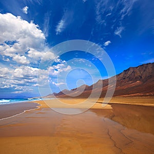 Playa sobre el canario islas 