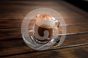 Coffe and capuccino cream photo