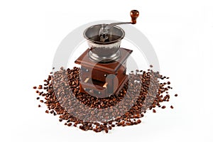coffe grinder with coffe beans