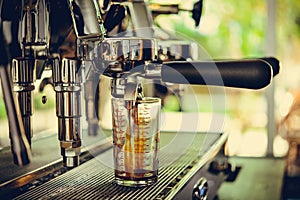 Coffe manchine Professional coffee The coffee Drinks containing