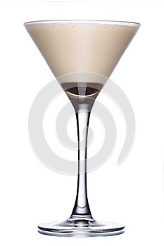 Coffec cocktail with liqueur