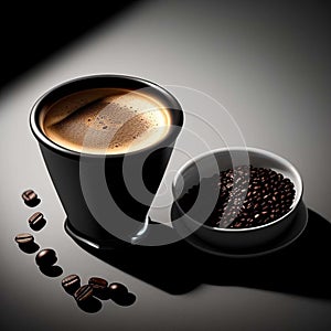 Coffee Addiction: A Photorealistic Exploration,ai lllustration